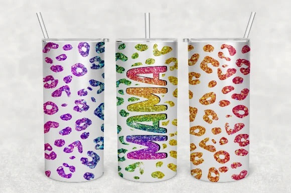 Iridescent Cheetah Mama Seamless 20oz Sublimation Tumbler, Mothers Day –  The Doodle Letter Store