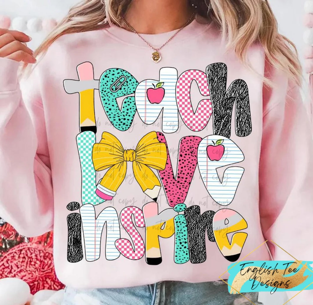 Teach, Love, Inspire Notebook
