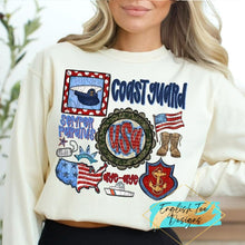 Load image into Gallery viewer, Armed Forces- Air Force, Coast Guard, Navy, Army
