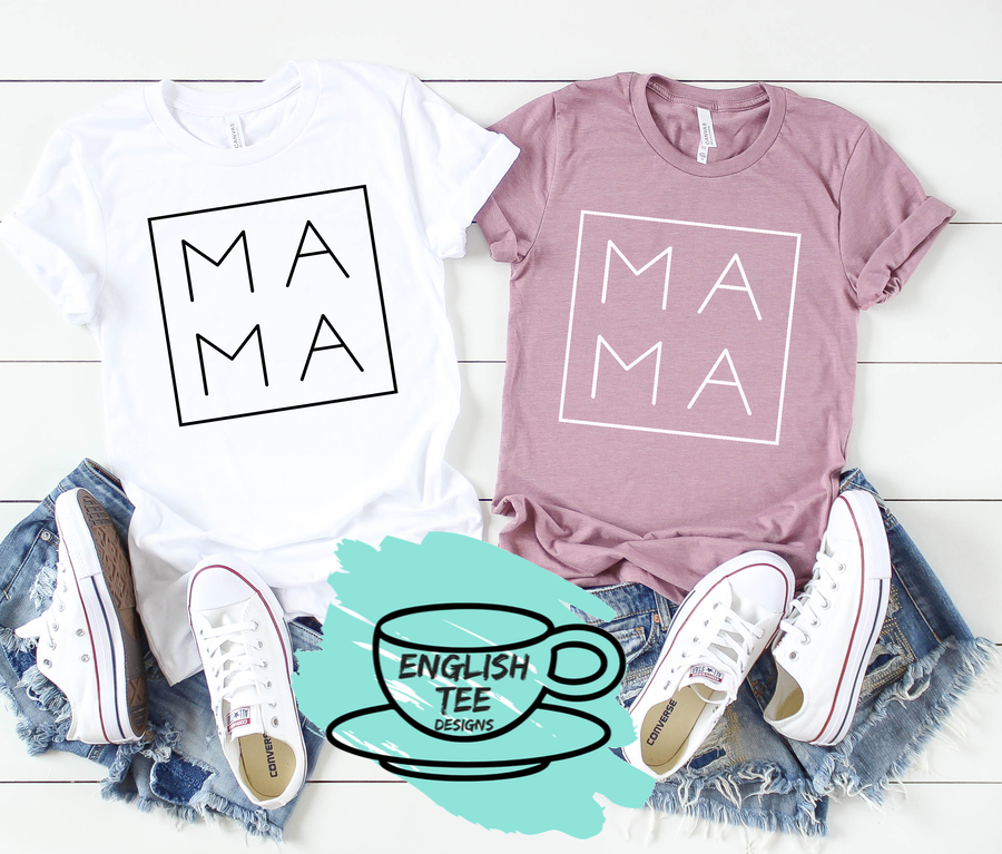 Mama- White Font