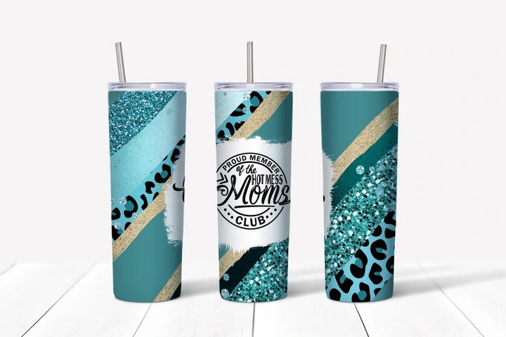 Hot Mess Mom Club Tumbler