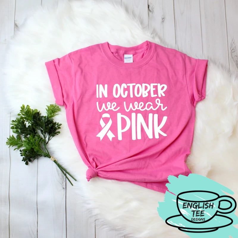 In October pink
